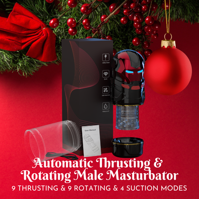 Free Toy: Automatic Thrusting & Rotating Male Masturbator