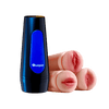 Blue Vibe Triple Sleeve Male Masturbator with Adjustable Suction