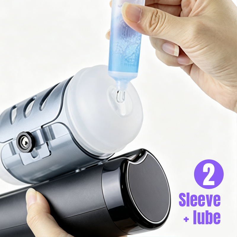 2 · Fit the sleeve, add lube