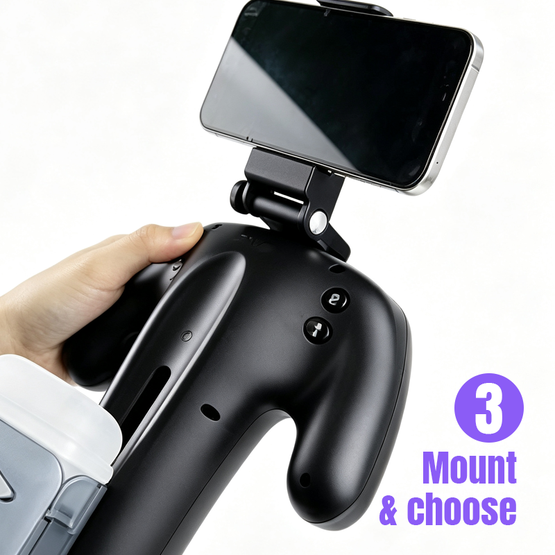 3 · Mount your phone, pick a mode