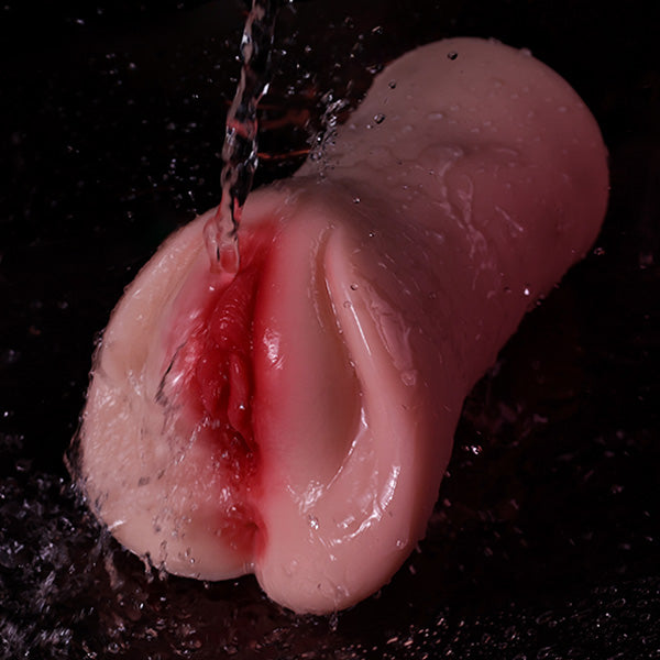 Lumi male stroker with suction and vibration features