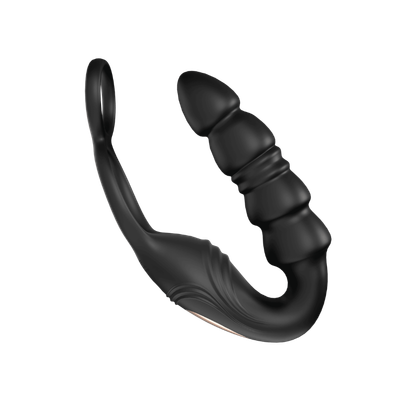 Rechargeable Silicone Prostate Stimulator with Wireless Remote Control