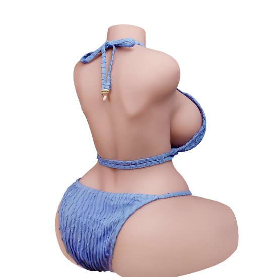 Realistic Half Body Sex Doll with Large Hips and Soft TPE Material