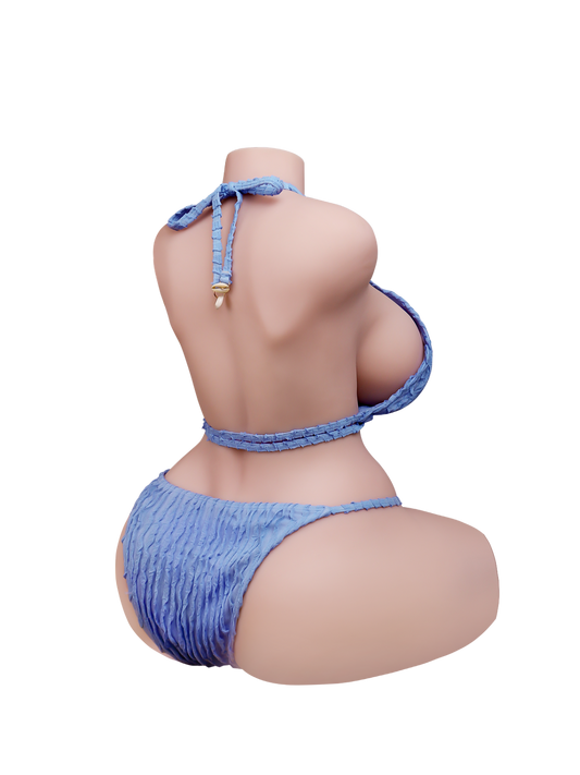 Realistic Half Body Sex Doll with Large Hips and Soft TPE Material