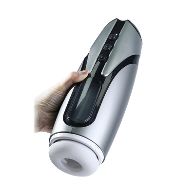 Hands-Free Thrusting Masturbator for Men with Adjustable Vibration
