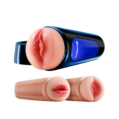 Blue Vibe Triple Sleeve Male Masturbator