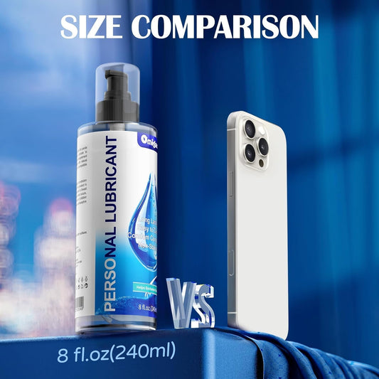240ml Water-Based Lubricant with Easy Pump Bottle Design